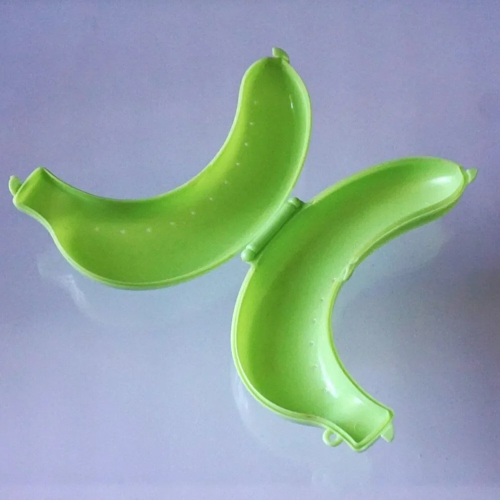 Banana Case Storage Fresh Keeper Lunch Box Container Protector Saver Plastic